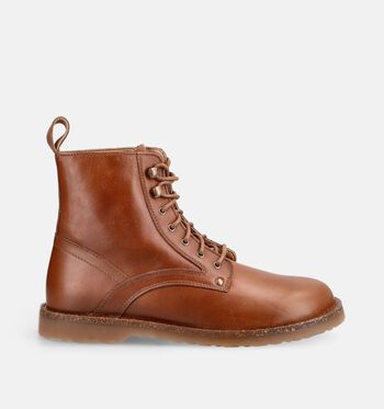 Birkenstock High Boots Black/Cognac