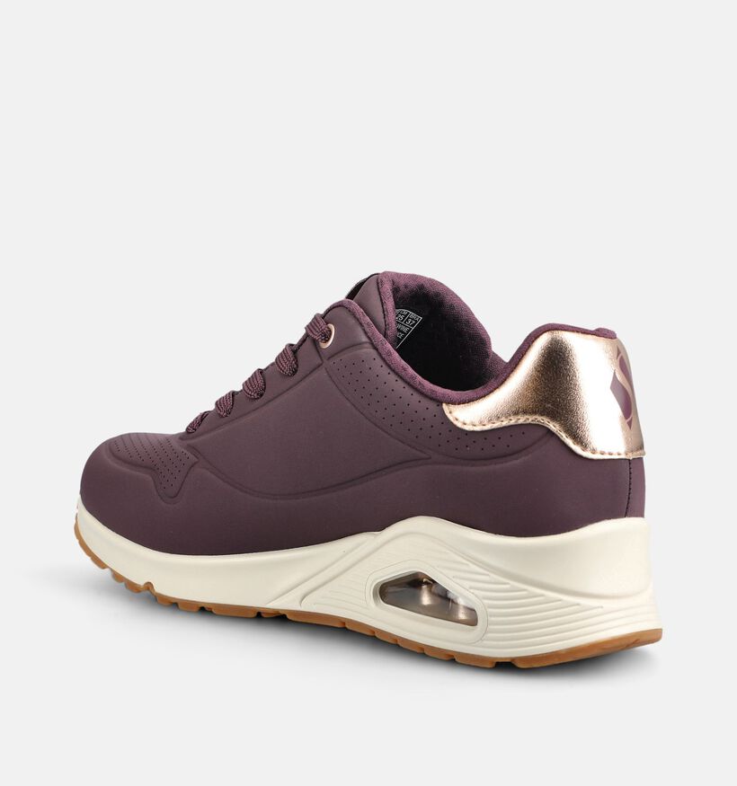 Skechers Uno Golden Air Baskets en Violet fonc&eacute; pour femmes (376922)