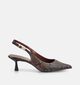March23 Reese Pumps avec Slingback en Vert fonc&eacute; pour femmes (381039)
