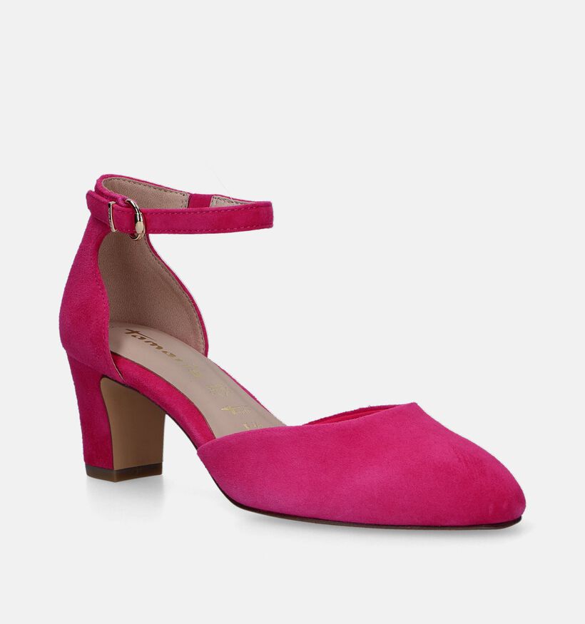 Tamaris Escarpins avec sangle en Fuchsia pour femmes (335901)