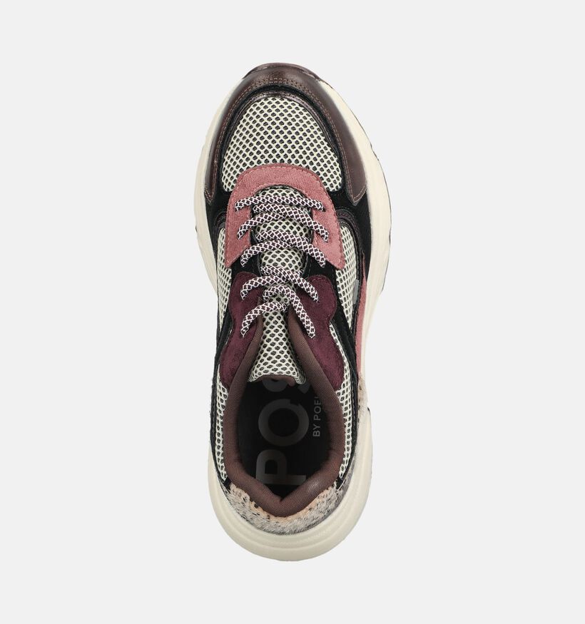 Posh by Poelman Bruine Sneakers voor dames (378626) - geschikt voor steunzolen