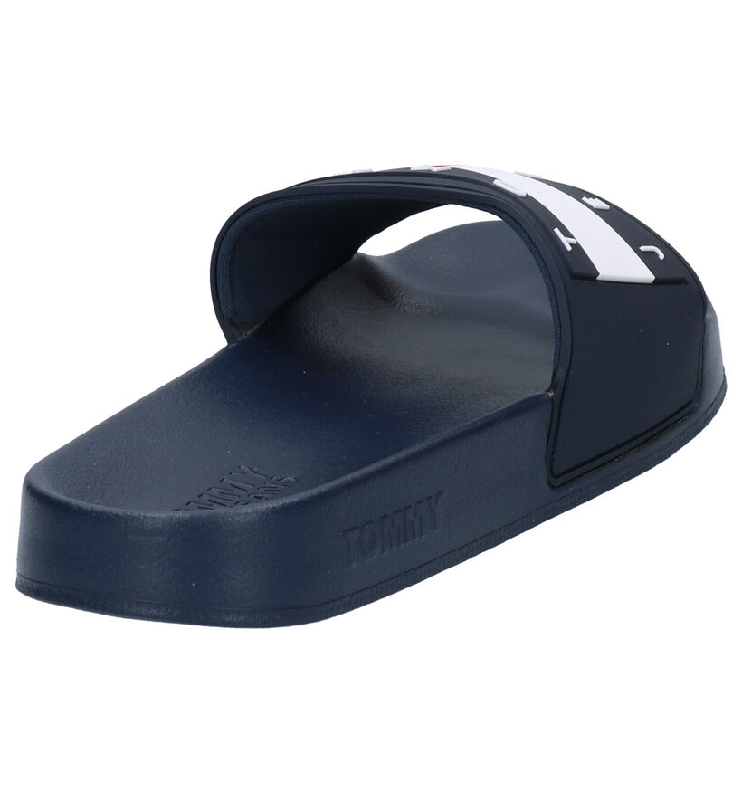 TH Tommy Jeans Flag Blauwe Badslippers voor dames (303956)