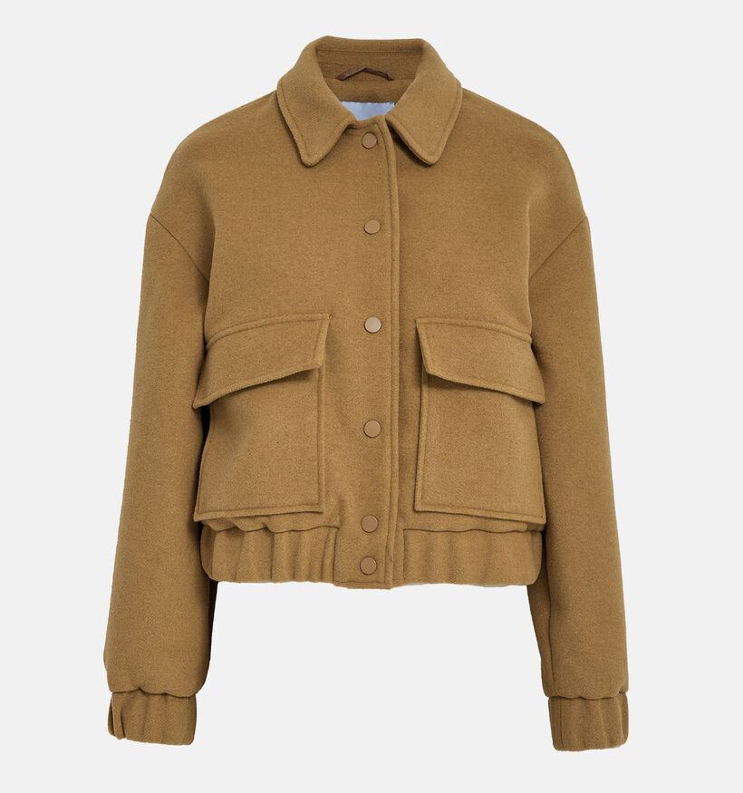 Minus Jinna Bruine Jas voor dames (361741)