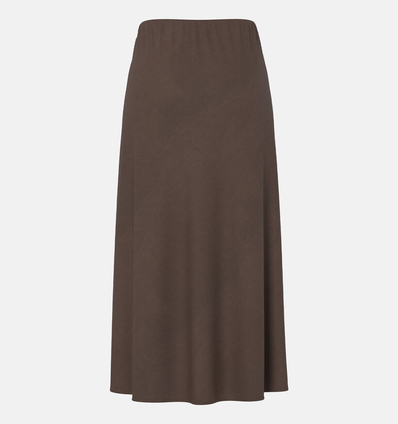 Pieces Franan Ankle Skirt Donkerbruine Rok voor dames (374930)