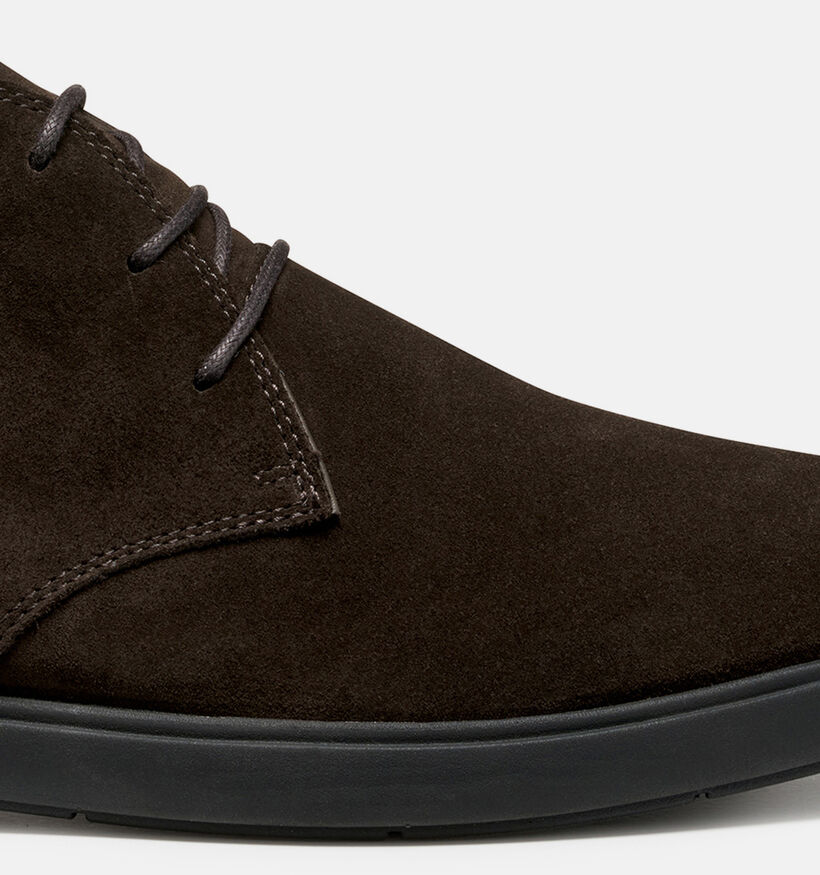 Geox Spherica Donkerbruine Geklede Schoenen voor heren (376394)