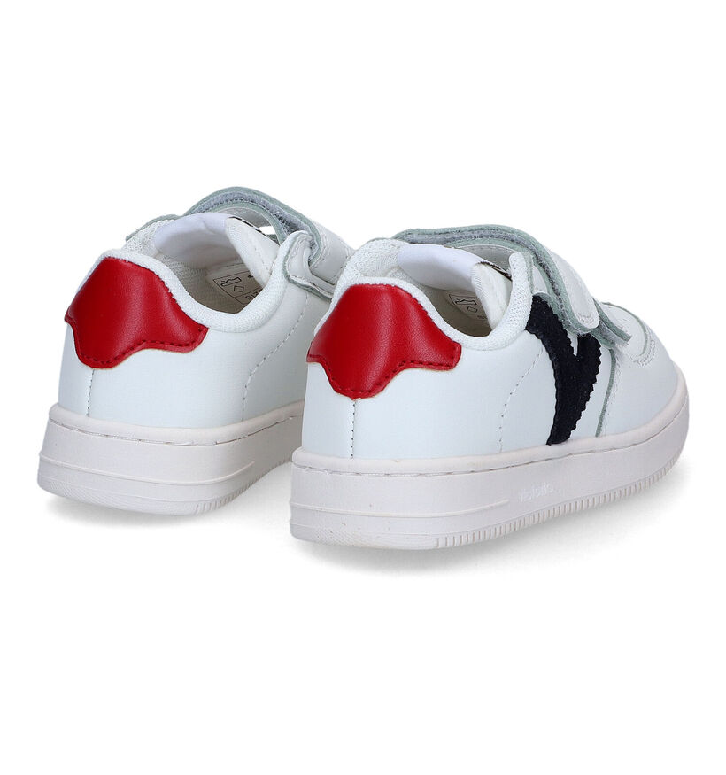 Victoria Witte Velcroschoenen voor jongens (347121)