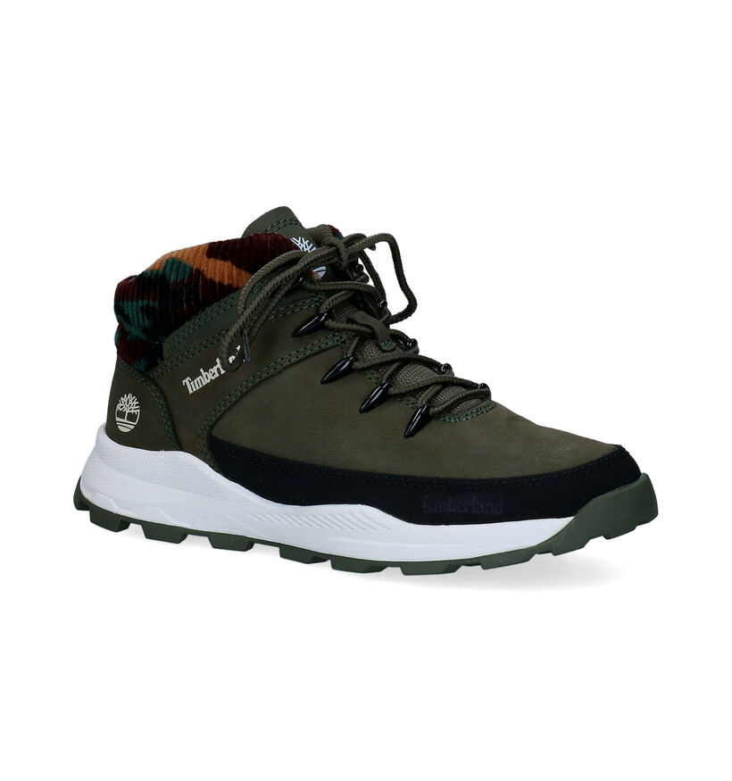 Timberland Brooklyn Euro Sprint Zwarte Bottines in stof (293793)