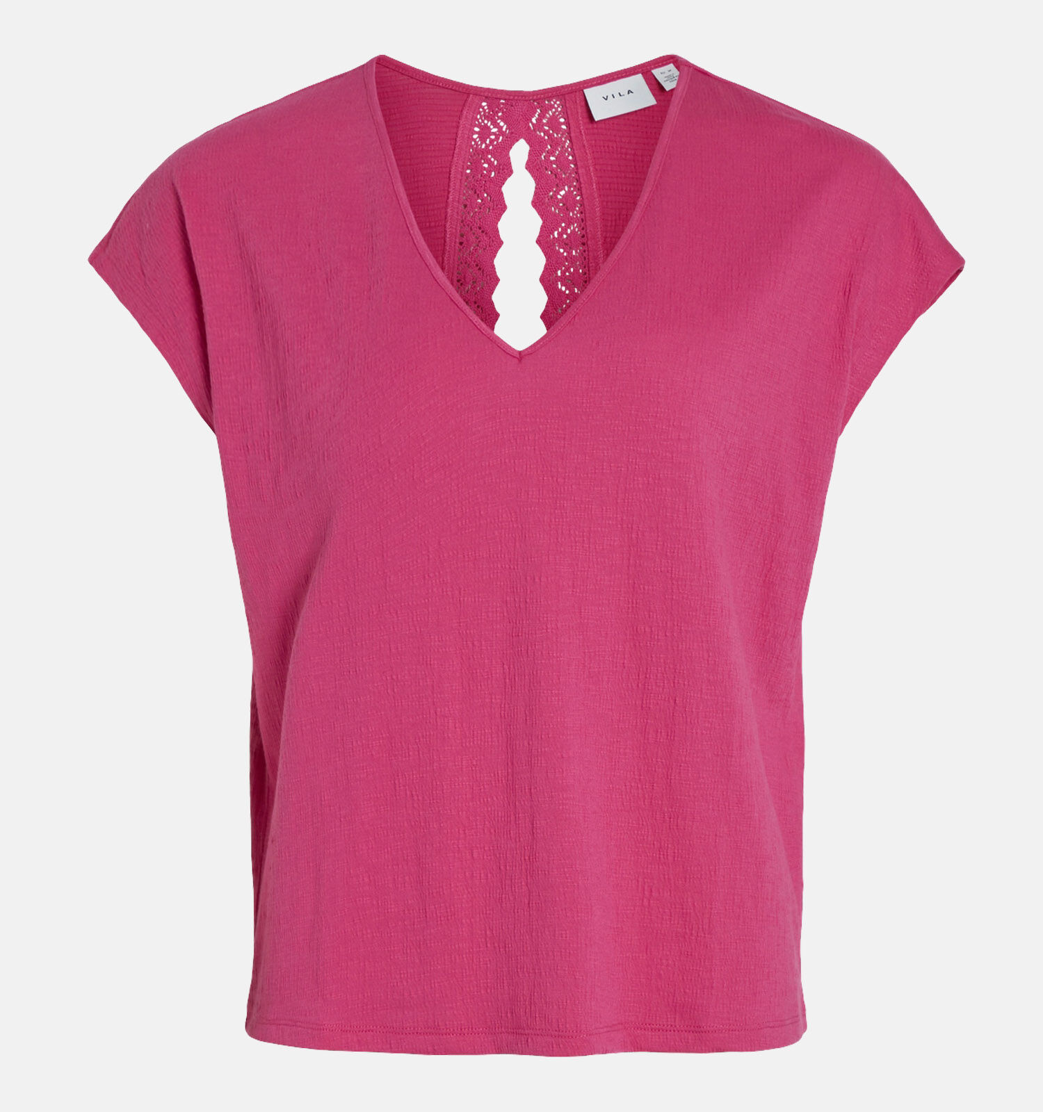 Vila Syma Fuchsia T shirt Dames T shirts Online op TORFS.BE