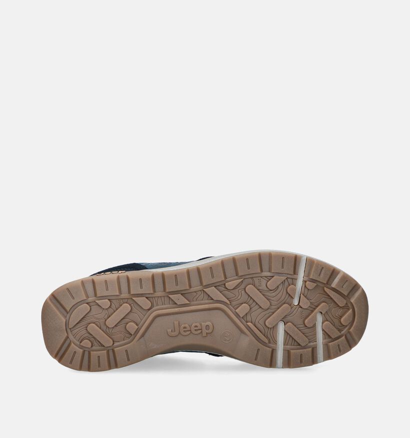 Jeep Ontario Chaussures à lacets en Bleu pour hommes (344427) - pour semelles orthopédiques