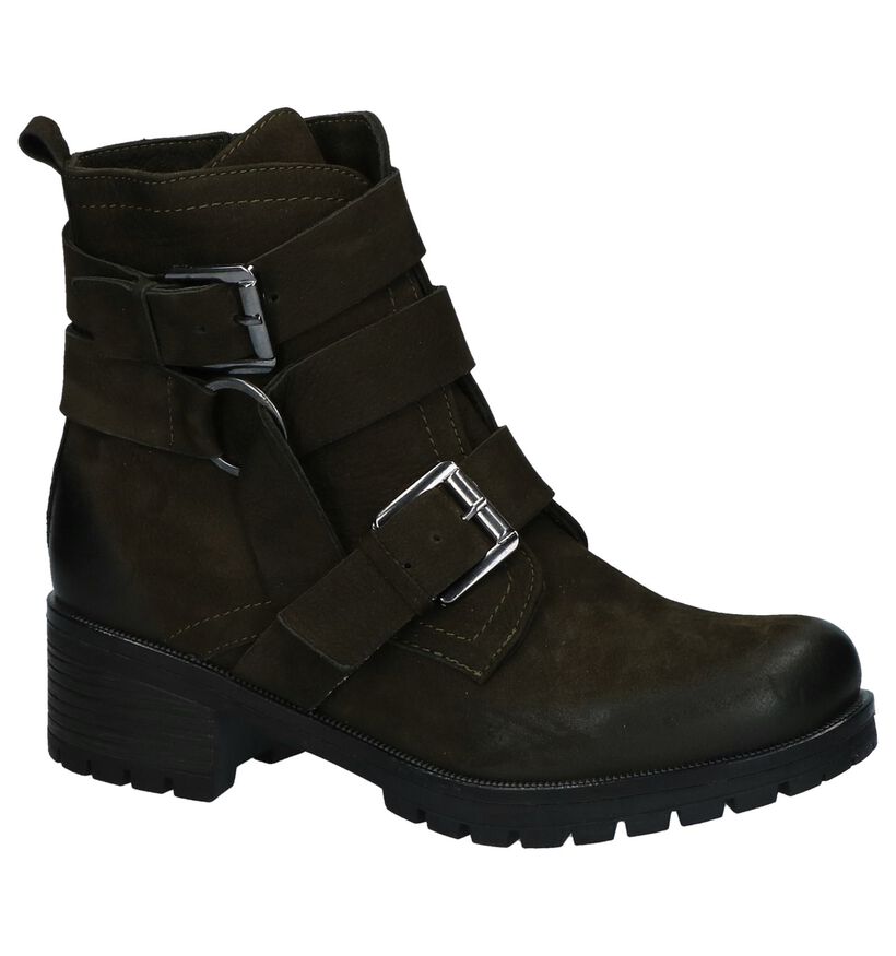 Baboos Bottines en Vert en nubuck (235319)