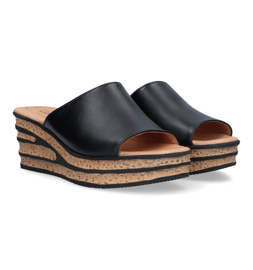 Gabor Best Fitting Zwarte Slippers voor dames (323144)