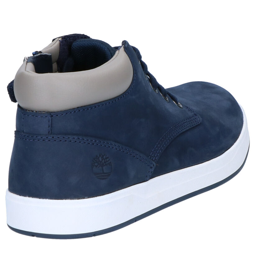 Timberland Davis Square Bottines en Bleu en nubuck (277881)