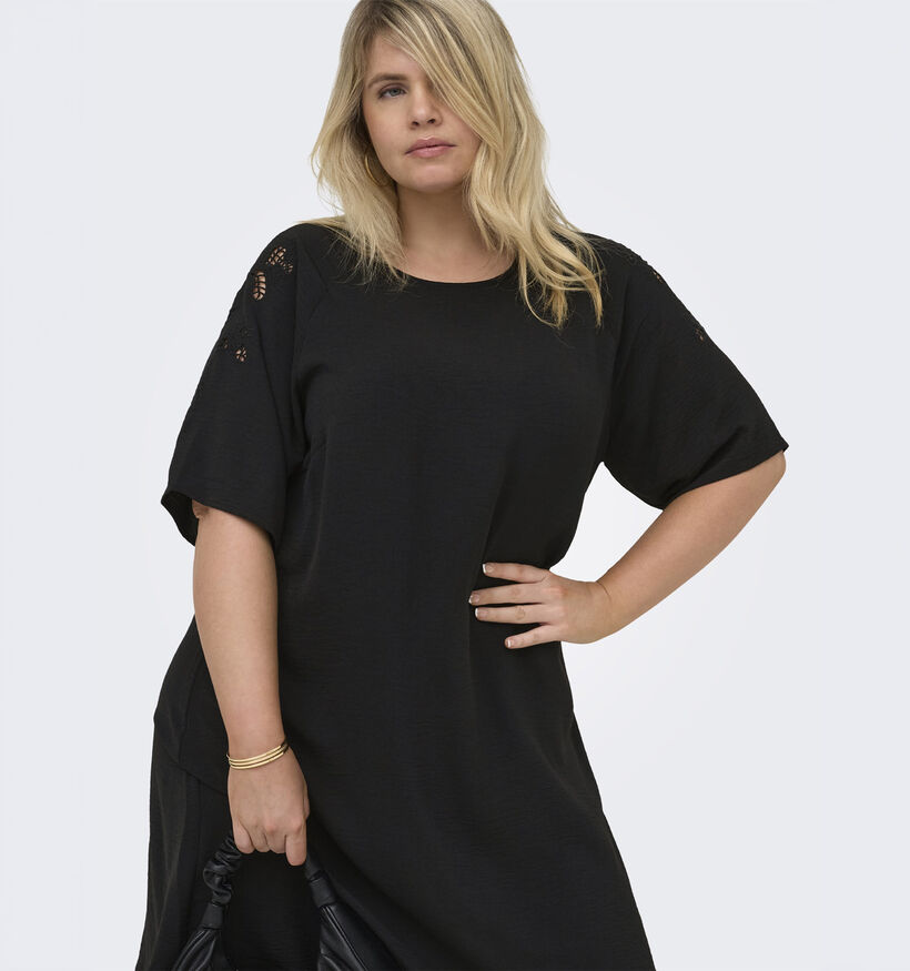 ONLY Carmakoma Carevalou Zwarte Midi-Jurk voor dames (375070)