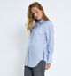 Minus Liora Oversize Chemise raye en Bleu pour femmes (352009)