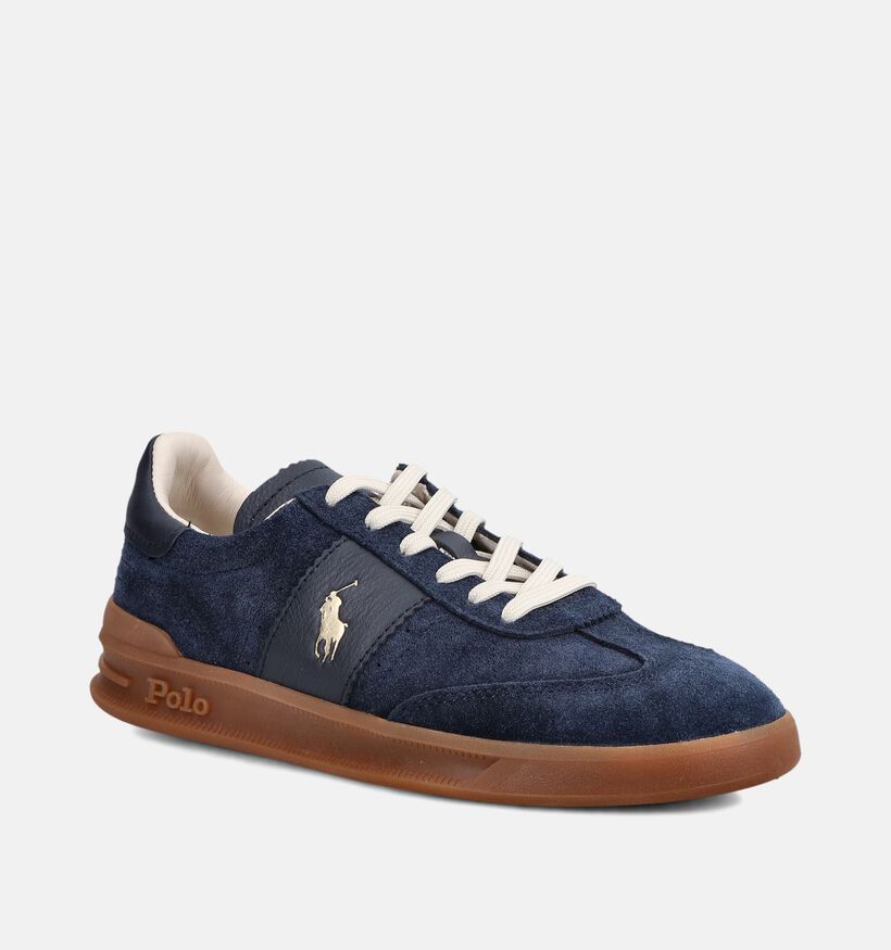 Polo Ralph Area Lauren Baskets en Bleu pour femmes (377210)