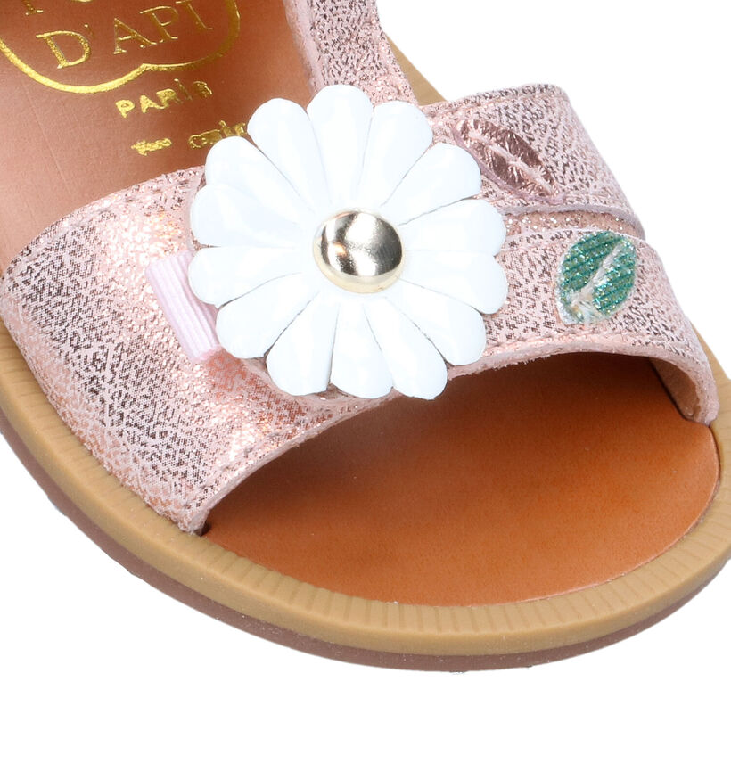 Pom d'Api Poppy Daisy Sandales pour bébé en Or rosé pour filles (337987)