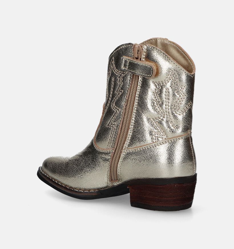 Milo & Mila Gouden Cowboy boots voor meisjes (348087)
