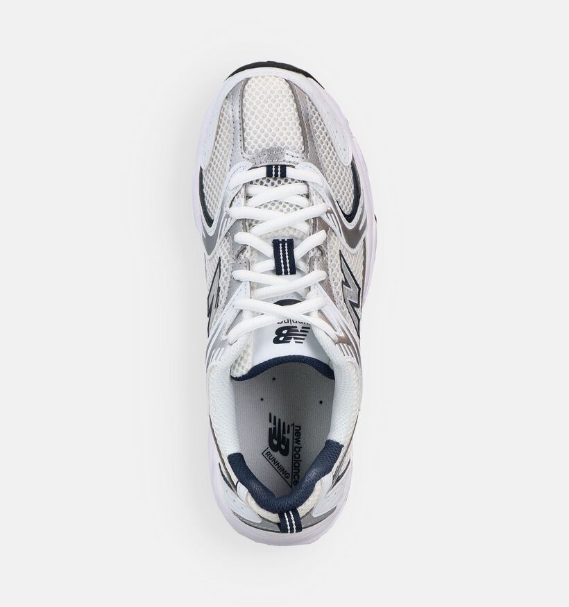 New Balance 530 Witte/Blauwe Sneakers voor dames (382420) - geschikt voor steunzolen