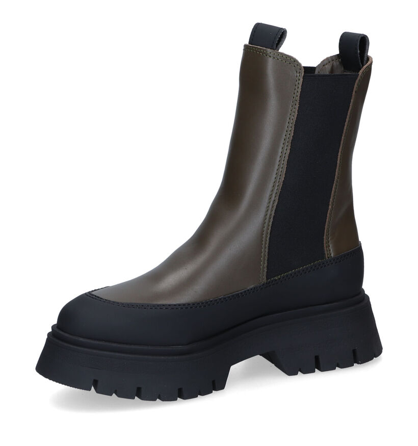 Tamaris Touch It Kaki Chelsea Boots voor dames (315460)