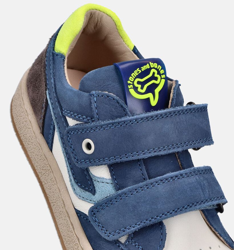 STONES and BONES Loket Donkerblauwe Velcroschoenen voor jongens (369638) - geschikt voor steunzolen