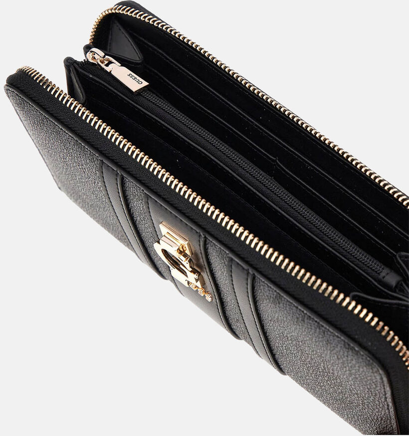 Guess Porte-monnaie zippé en Gris pour femmes (365249)