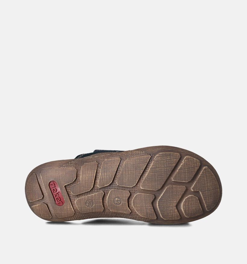 Rieker Nu-pieds casual en Bleu pour hommes (354816)