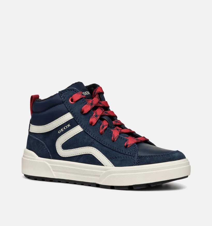 Geox Weemble Blauwe Hoge schoenen voor jongens (345918) - geschikt voor steunzolen