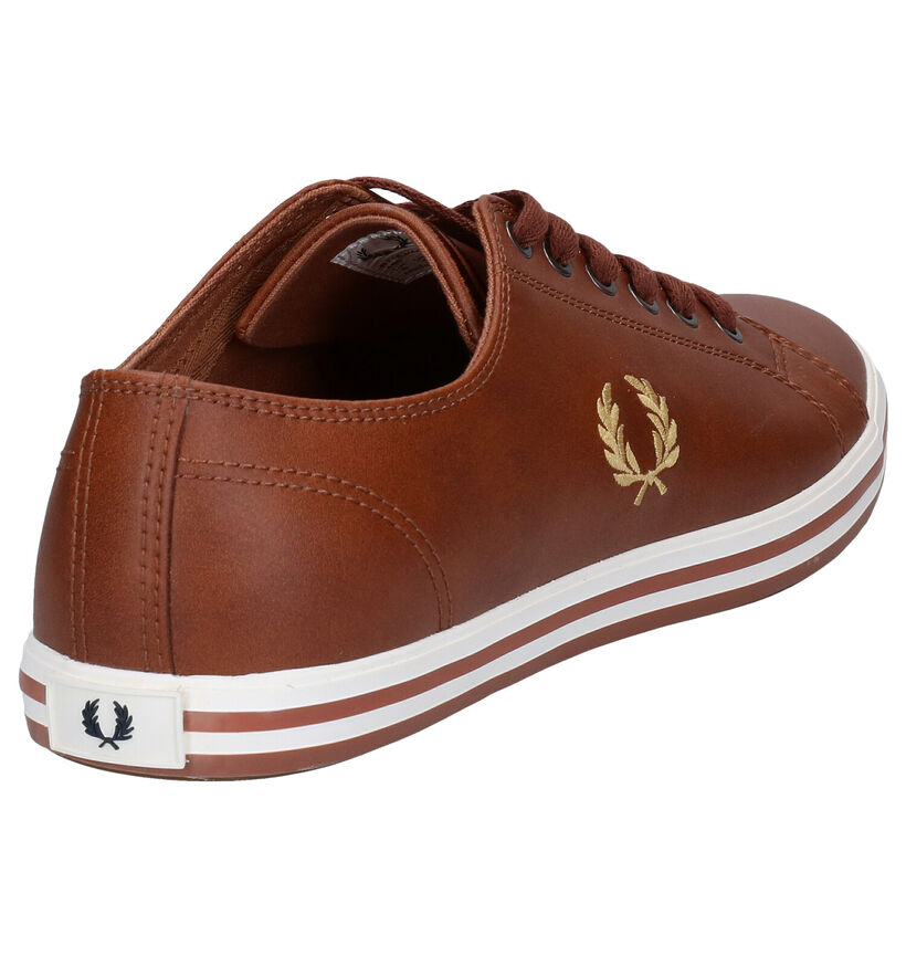 Fred Perry Baskets basses en Bleu foncé en cuir (285351)