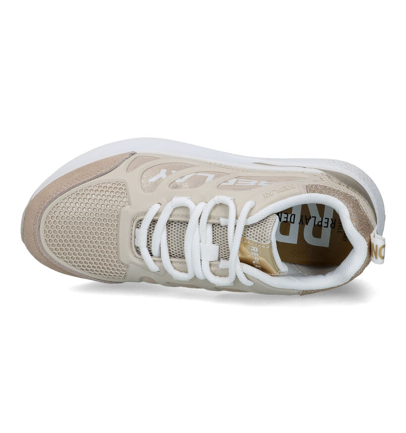 Replay Maze Gouden Sneakers voor meisjes (321044)