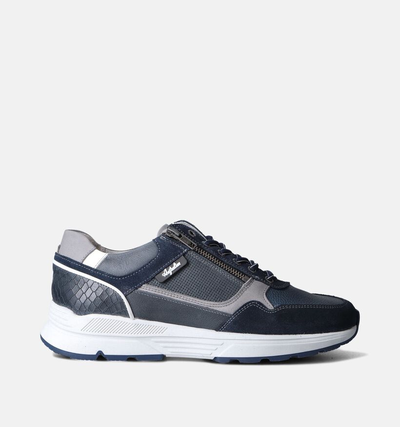 Australian Connery Donkerblauwe Veterschoenen voor heren (353984) - geschikt voor steunzolen