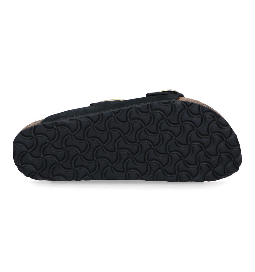 Birkenstock Arizona Big Buckle Zwarte Slippers voor dames (322632)