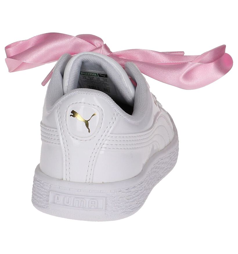 Basket Heart Baskets basses en Blanc en simili cuir (209896)