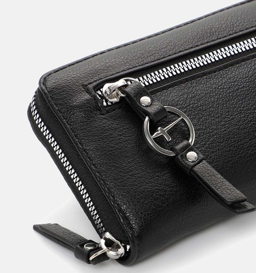 Tamaris Nele Porte-monnaie zippé en Noir pour femmes (362580)