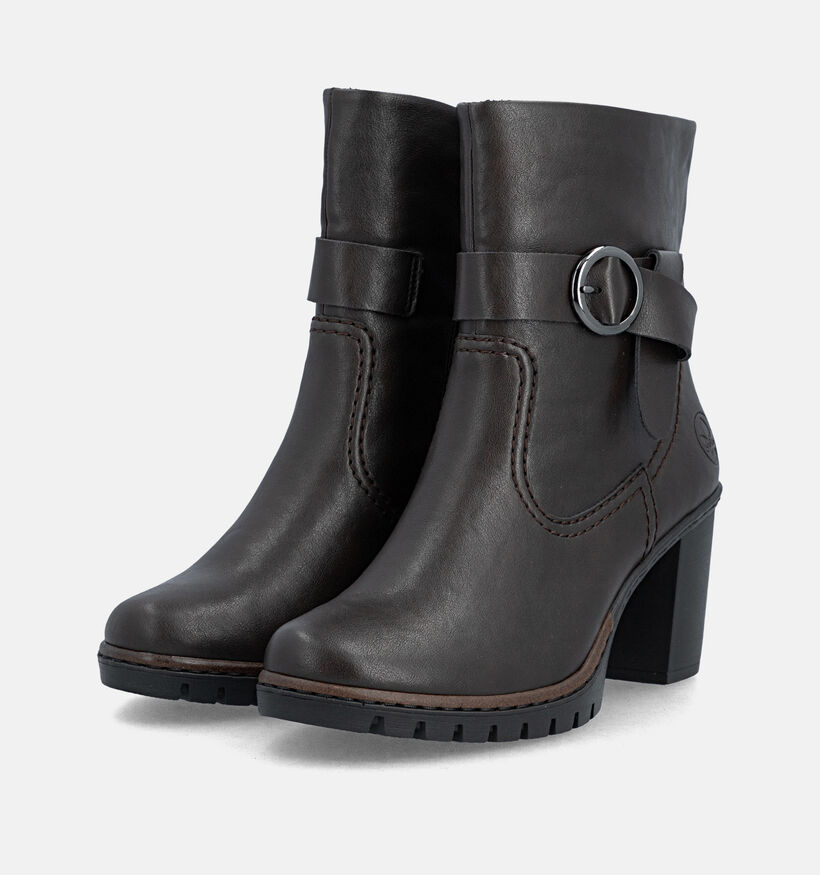 Rieker Antistress Bottines en Brun fonc&eacute; pour femmes (377931)