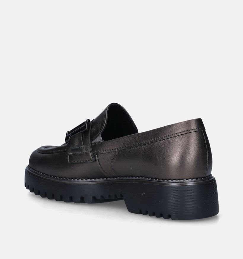 Gabor OptiFit Grijze Instappers voor dames (347034) - geschikt voor steunzolen