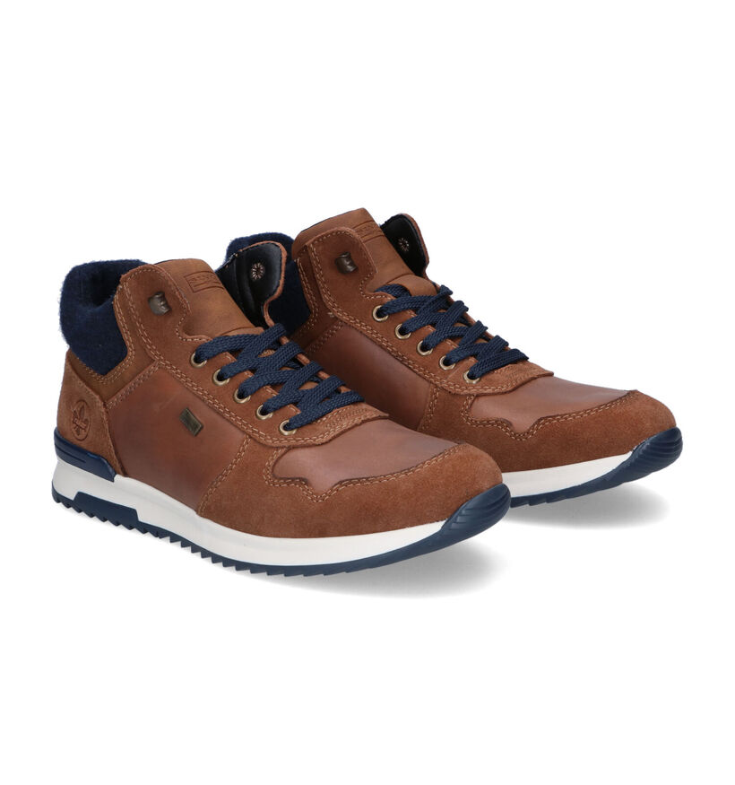Rieker Cognac Bottines voor heren (297834) - geschikt voor steunzolen
