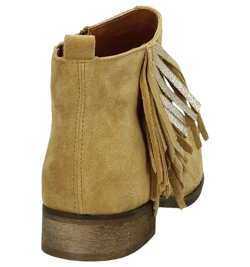 Flair Beige Boots in daim (170621)