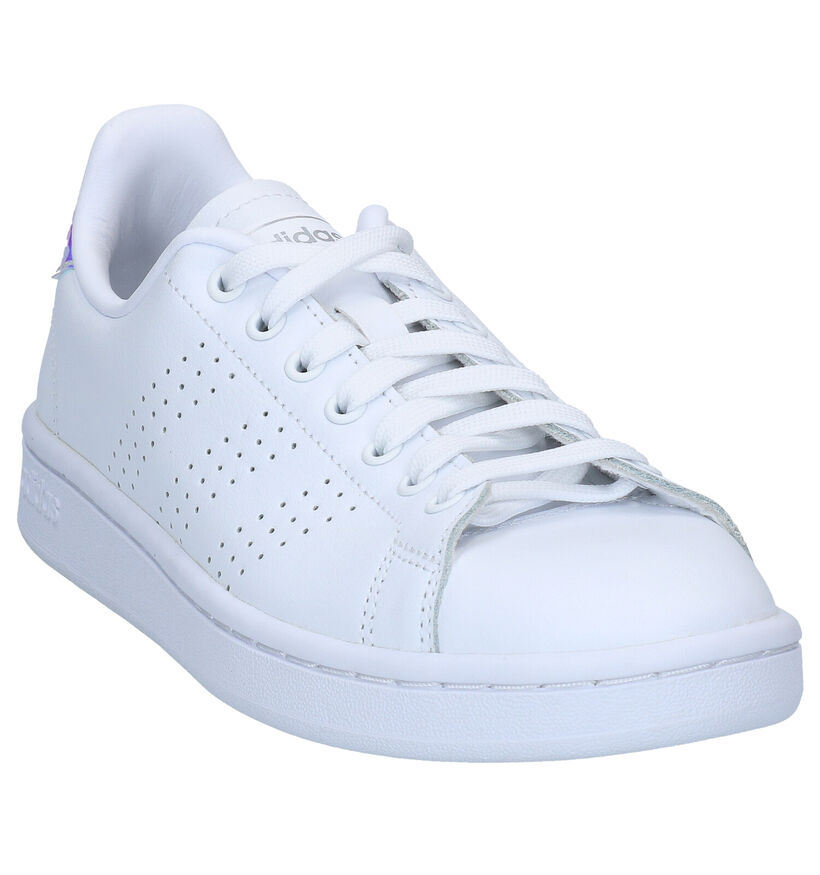 adidas Advantage Baskets en Blanc pour femmes (324526) - pour semelles orthopédiques