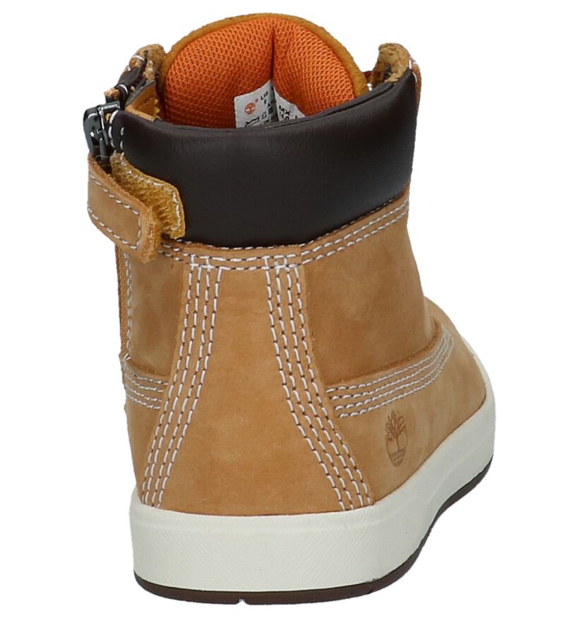 Timberland Davis Square 6 Inch Zwarte Bottines voor jongens (293805) - geschikt voor steunzolen