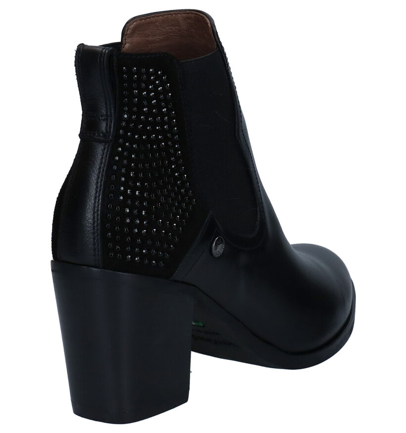 NeroGiardini Bottines à talons en Noir en cuir (283481)