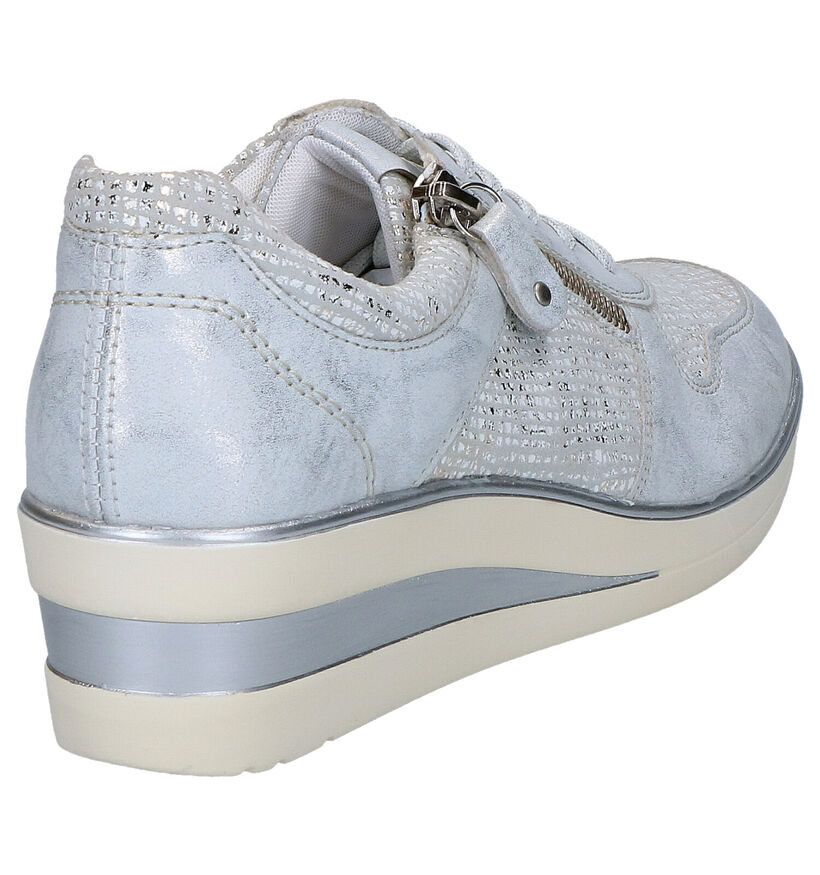 Remonte Baskets casual en Bleu foncé en daim (266872)