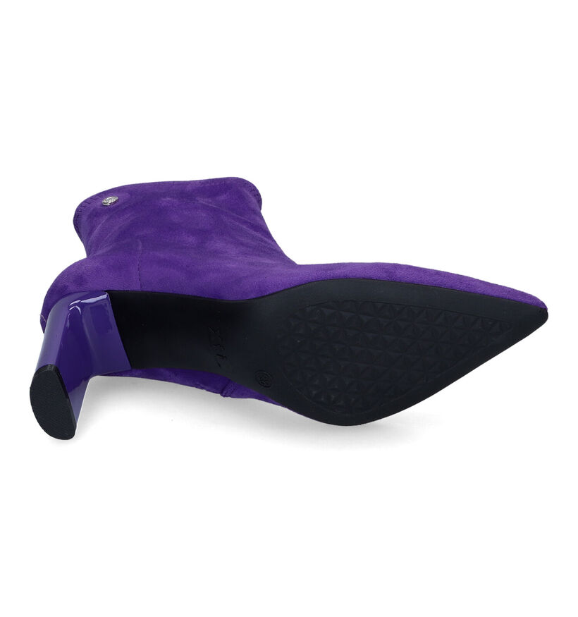 Xti Bottines à talons en Violet foncé pour femmes (319878)
