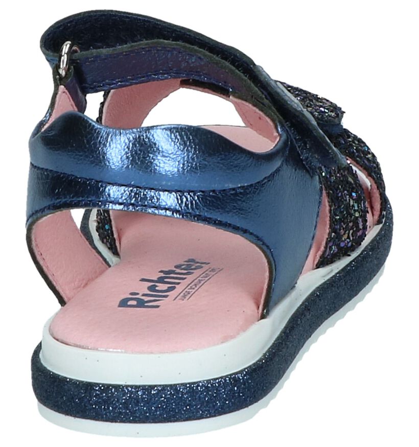 Metallic Blauwe Sandalen Richter in kunstleer (246930)