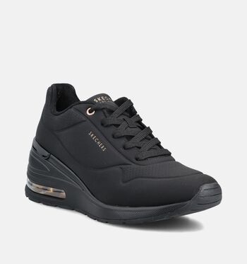 Skechers Low Sneakers Zwart/Beige