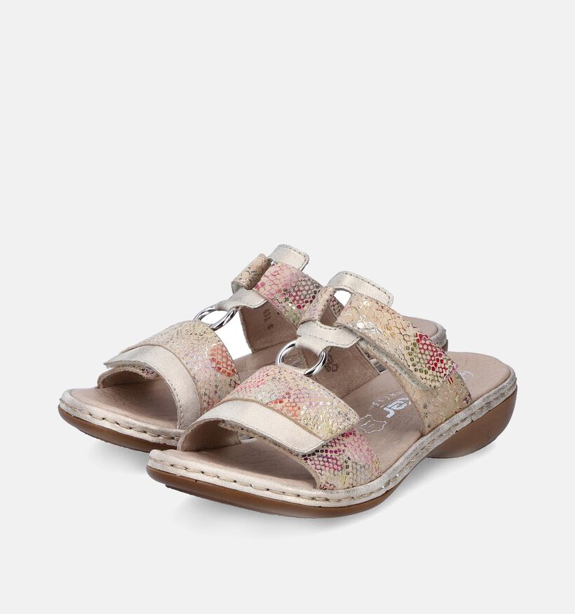 Rieker Beige Slippers voor dames (354956)