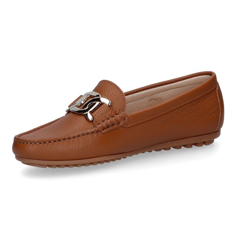 Scapa Cognac Mocassins in leer (307054)