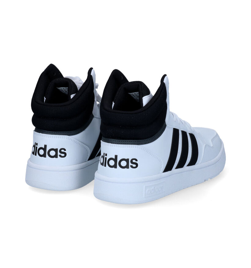 adidas Hoops 3.0 Mid Witte Hoge Sneakers voor heren (308454)