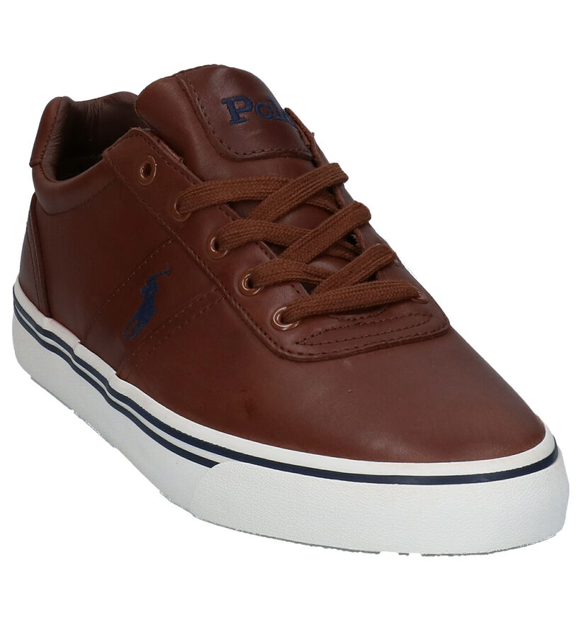 Polo Ralph Lauren Hanford Witte Sneakers in leer (290677)