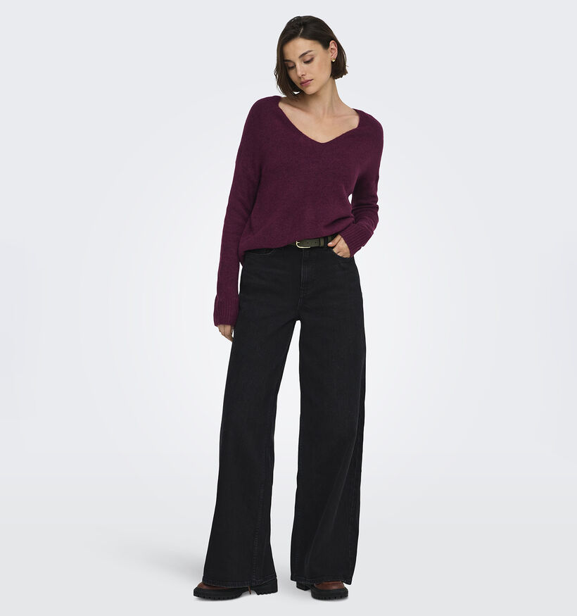 JDY Elanora Bordeaux Trui voor dames (378340)