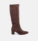 Gabor Comfort Bruine Lange Laarzen met Hak voor dames (380075)